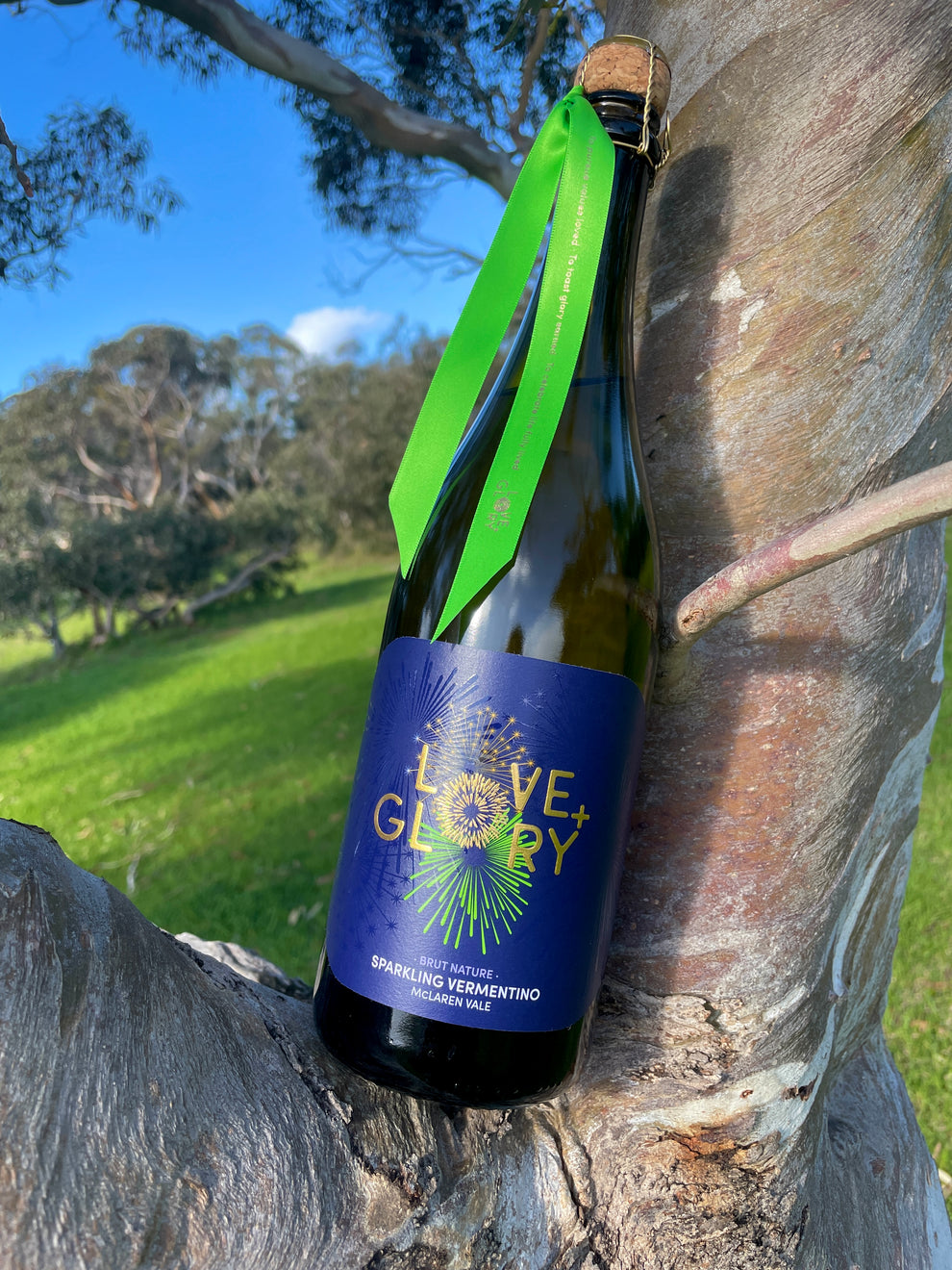 Love + Glory Brut Nature SugarFree Sparkling Wine Vermentino